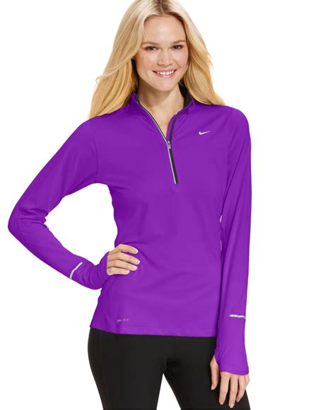 Nike half zip pullover long